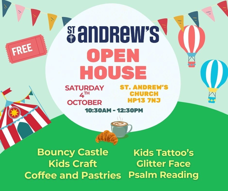 Open house at st andrews oct 4 2025 free event